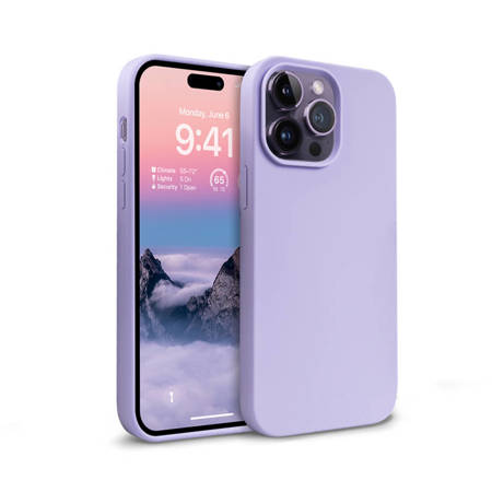 Crong Color Cover - Etui iPhone 14 Pro (fioletowy) (CRG-COLR-IP1461P-PRP)