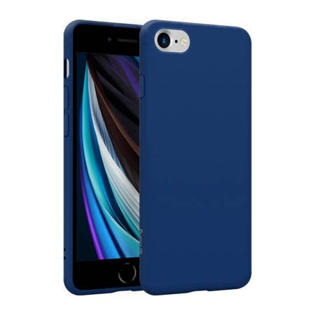 Crong Color Cover - Etui iPhone SE 2020 / 8 / 7 (niebieski) (CRG-COLR-IP8-BLUE)