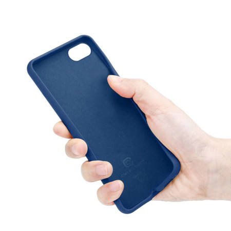 Crong Color Cover - Etui iPhone SE 2020 / 8 / 7 (niebieski) (CRG-COLR-IP8-BLUE)