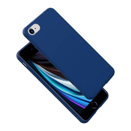 Crong Color Cover - Etui iPhone SE 2020 / 8 / 7 (niebieski) (CRG-COLR-IP8-BLUE)