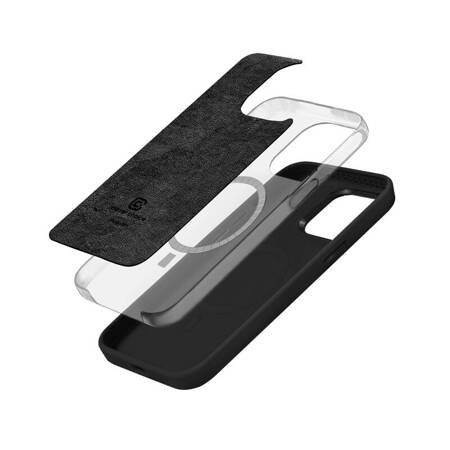 Crong Color Cover LUX Magnetic - Etui iPhone 15 Plus MagSafe (czarny) (CRG-COLRLM-IP1567-BLK)