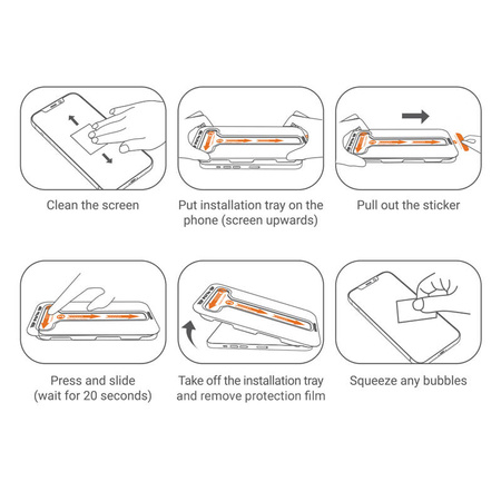 Crong EasyShield 2-Pack - Szkło hartowane iPhone 16 / iPhone 15 (2 sztuki) (CRGES2PIP1561)