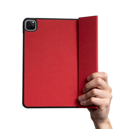 Crong FlexFolio – Etui iPad Pro 11" (2022-2021) / iPad Air 10.9” (5-4 gen.) z funkcją Apple Pencil - Czerwony (CRG-FXF-IPD112-RED)