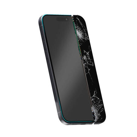 Crong Nano Glass - Niepękające szkło hybrydowe iPhone 15 (CRG-NANO-IP61)