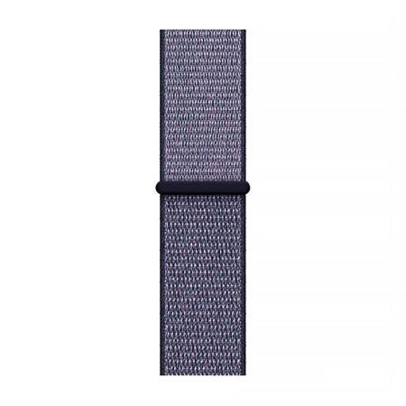 Crong Nylon - Pasek sportowy do Apple Watch 42/44/45/49mm (Midnight Blue) (CRG-44NLB-MBL)