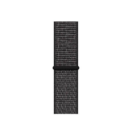 Crong Reflex - Pasek sportowy do Apple Watch 38/40/41 mm (czarny) (CRG-40RFB-BLK)