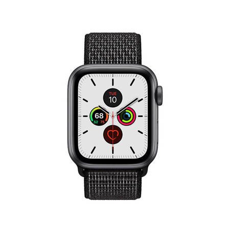 Crong Reflex - Pasek sportowy do Apple Watch 38/40/41 mm (czarny) (CRG-40RFB-BLK)