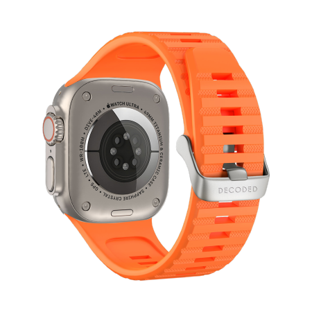 Decoded Ultra Traction - silikonowy pasek do Apple Watch 49/45/44/42 mm Gen 1-9 - SE (apricot) (D24AWS49UTS1AH)