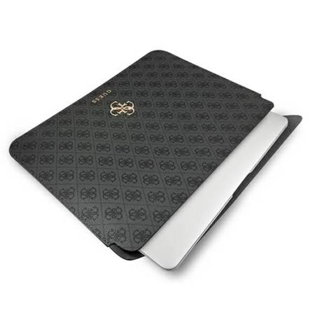 Guess 4G Big Metal Logo Computer Sleeve - Etui na notebooka 13" (czarny) (GUCS13G4GFGR)