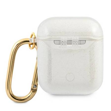 Guess Colored Glitter - Etui Airpods (przezroczysty) (GUA2UCG4GT)