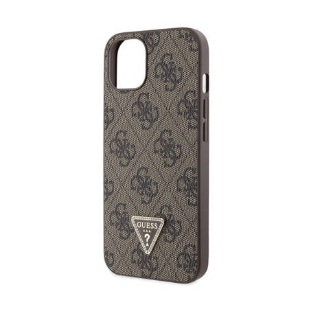 Guess Crossbody 4G Metal Logo - Etui iPhone 13 (brązowy) (GUHCP13MP4TDSCPW)