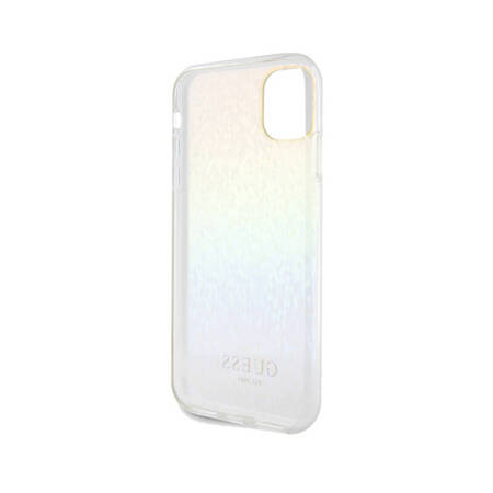 Guess IML Faceted Mirror Disco Iridescent - Etui iPhone 11 (Iridescent) (GUHCN61HDECMI)