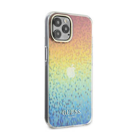 Guess IML Faceted Mirror Disco Iridescent - Etui iPhone 13 Pro (Iridescent) (GUHCP13LHDECMI)