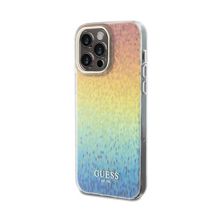 Guess IML Faceted Mirror Disco Iridescent - Etui iPhone 13 Pro Max (Iridescent) (GUHCP13XHDECMI)