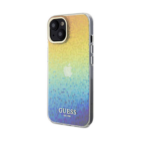 Guess IML Faceted Mirror Disco Iridescent - Etui iPhone 14 (Iridescent) (GUHCP14SHDECMI)