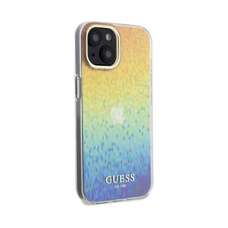 Guess IML Faceted Mirror Disco Iridescent - Etui iPhone 14 (Iridescent) (GUHCP14SHDECMI)