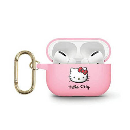 Hello Kitty Silicone 3D Kitty Head - Etui AirPods 3 (różowy) (HKA33DKHSP)