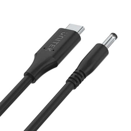 Kabel zasilający do Lenovo 65W USB-C - DC4,0mm - czarny (C14118BK-1.8M)