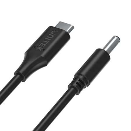 Kabel zasilający do laptopa Dell 65W USB-C - DC4,5 - czarny (C14120BK-1.8M)