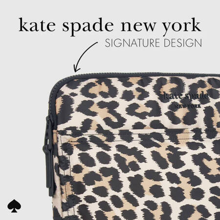 Kate Spade New York Puffer Sleeve - Pokrowiec MacBook Pro 14" / Notebook 14" (Classic Leopard) (KS052910)