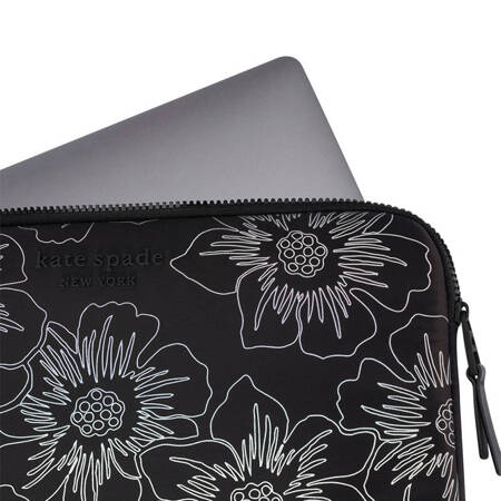 Kate Spade New York Puffer Sleeve - Pokrowiec MacBook Pro 14" / Notebook 14" (Hollyhock Iridescent Black) (KS052908)