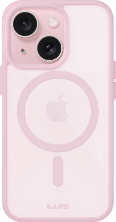 LAUT Huex Protect - obudowa ochronna do iPhone 14 Plus/ 15 Plus kompatybilna z MagSafe (pink) (L_IP23C_HPT_P)