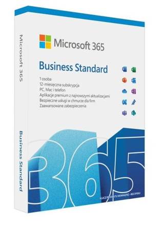 Microsoft 365 Business Standard PL P8 1Y Win/Mac Medialess Box (KLQ-00686)