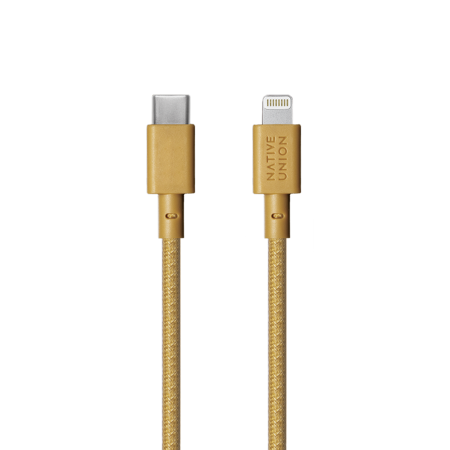 Native Union Night Cable - kabel USB-C - lightning, 3 m (kraft) (NCABLE-CL-KFT-NP)