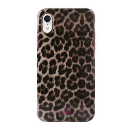 PURO Glam Leopard Cover - Etui iPhone XR (Leo 2) (IPCX61LEO2PNK)