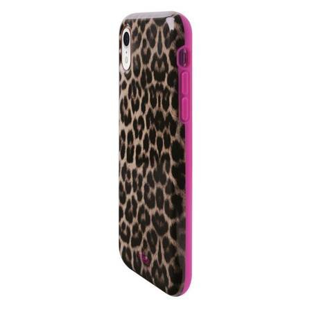 PURO Glam Leopard Cover - Etui iPhone XR (Leo 2) (IPCX61LEO2PNK)