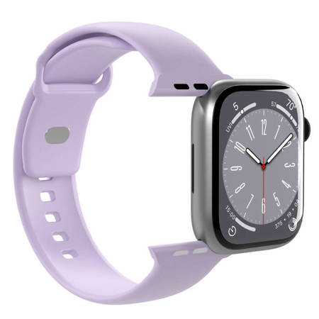 PURO ICON - Elastyczny pasek do Apple Watch 38/40/41 mm (S/M & M/L) (Tech Lavender) (PUICNAW40LVD)