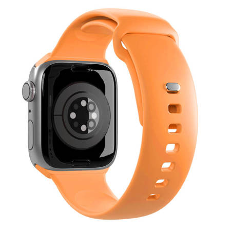 PURO ICON - Elastyczny pasek do Apple Watch 42/44/45/49 mm (S/M & M/L) (Apricot) (PUICNAW44LORA)