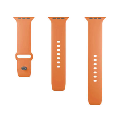 PURO ICON - Elastyczny pasek do Apple Watch 42/44/45/49 mm (S/M & M/L) (Apricot) (PUICNAW44LORA)