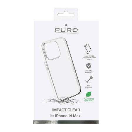 PURO Impact Clear - Etui iPhone 14 Pro Max (przezroczysty) (IPC14P67IMPCLTR)