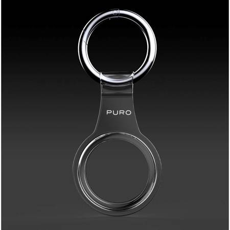 PURO NUDE Case - Silikonowy brelok do Apple AirTag przezroczysty (ATNUDETR)