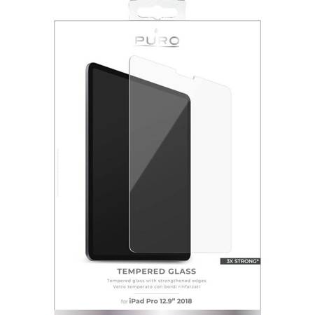 PURO Szkło ochronne hartowane na ekran iPad Pro 12.9" (2022/2021/2020/2018) (SDGIPADPRO12)