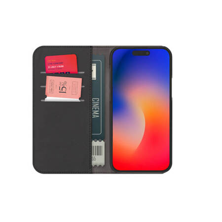 PURO Wallet Detachable - Etui 2w1 iPhone 15 Plus (czarny) (PUIPC1567BOOKC3BLK)