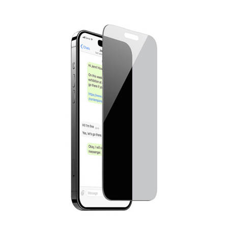 Puro Privacy Tempered Glass - Szkło ochronne hartowane z filtrem prywatyzującym iPhone 15 (PUSDGPRIPHONE1561)