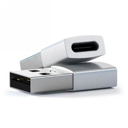 Satechi Aluminium Adapter USB-C - USB-A - srebrny (ST-TAUCS)