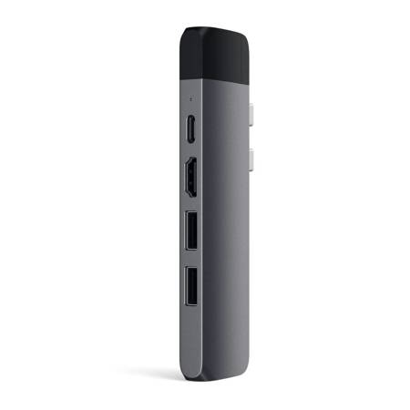 Satechi Hub Pro z USB-C na HDMI, Ethernet, USB 3.0, USB-C PD, microSD - Gwiezdna szarość (ST-TCPHEM)