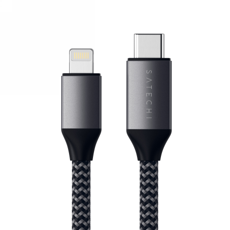 Satechi Kabel USB-C / Lightning 29W 480Mbps 1.8m (space gray) (ST-TCL18M)