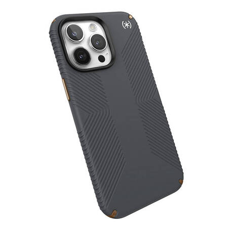 Speck Presidio2 Grip - Etui iPhone 15 Pro Max (Charcoal Grey / Cool Bronze / White) (150485-3212)