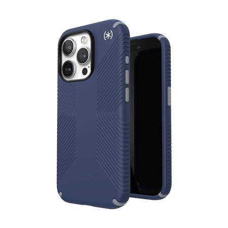 Speck Presidio2 Grip - Etui iPhone 15 Pro - Niebieski (150477-3206)