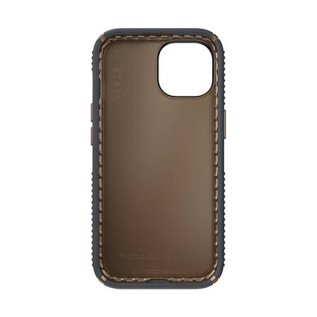 Speck Presidio2 Grip - Etui iPhone 15 / iPhone 14 / iPhone 13 (Charcoal Grey / Cool Bronze / White) (150473-3212)