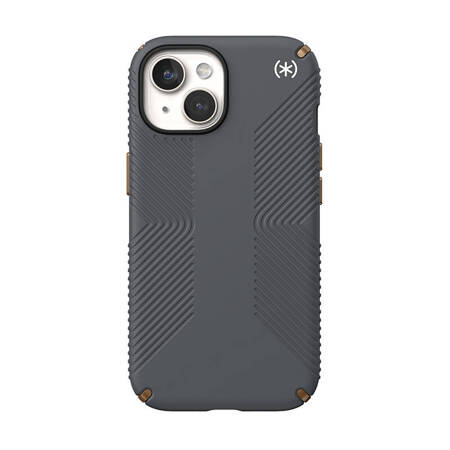 Speck Presidio2 Grip - Etui iPhone 15 / iPhone 14 / iPhone 13 (Charcoal Grey / Cool Bronze / White) (150473-3212)