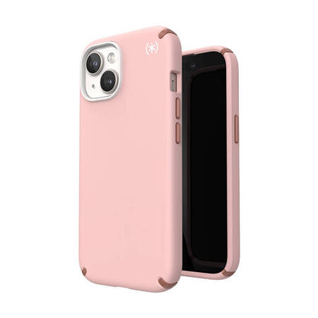 Speck Presidio2 Pro - Etui iPhone 15 / iPhone 14 / iPhone 13 (Dahlia Pink / Rose Copper / White) (150472-3213)