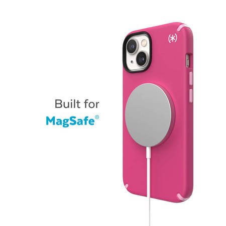Speck Presidio2 Pro + MagSafe - Etui iPhone 14 Plus z powłoką MICROBAN (Digitalpink / Blossompink / White) (150115-3067)
