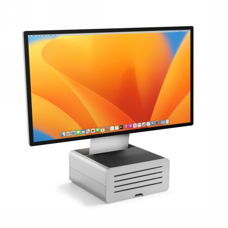 Twelve South HiRise Pro - aluminiowa podstawka do iMac i Apple Studio Display ze schowkiem (silver) (TS-2265)