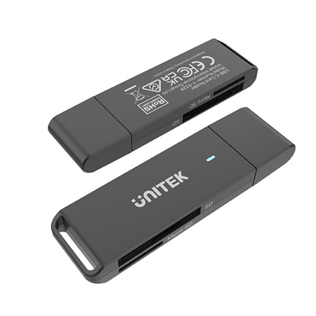 Unitek Czytnik kart SD i microSD USB-C (Y-9328)