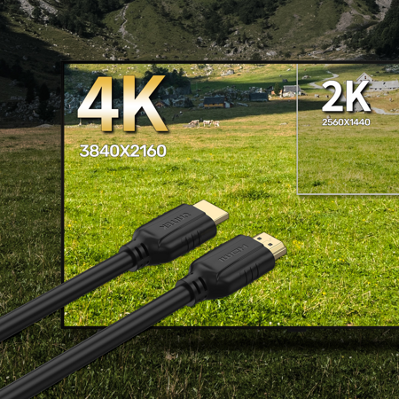 Unitek Kabel HDMI 2.0 4K 60Hz 3m - czarny (C11079BK-3M)